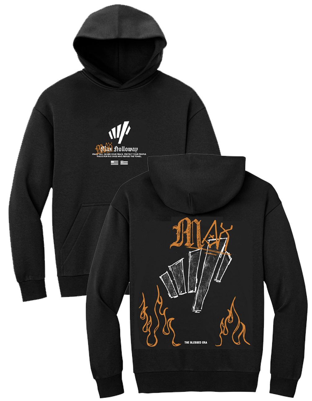 Max Holloway - Blessed Sketch Hoodie
