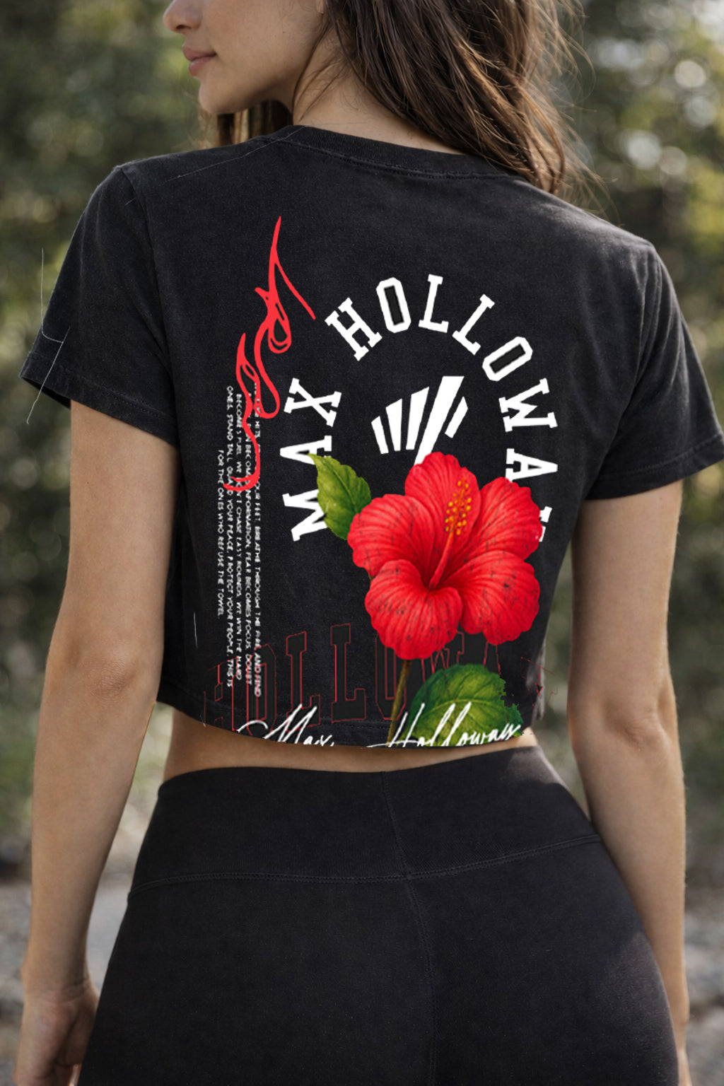 Max Holloway - Honolulu Womens Crop Top